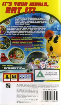 Pac-Man World 3 (EU) box cover back